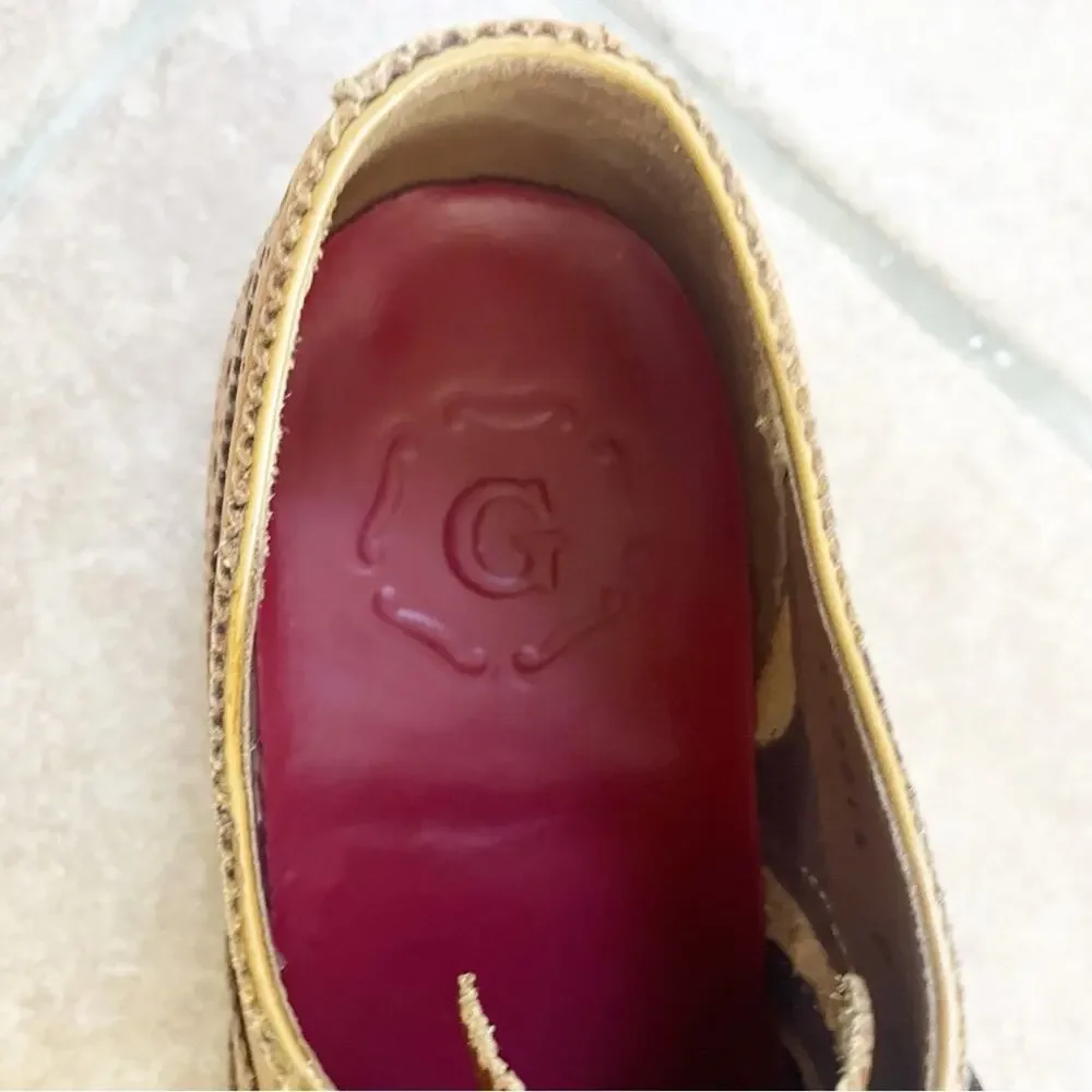 GRENSON Archie Triple Welt Men’s Dress Shoe in Cognac Size